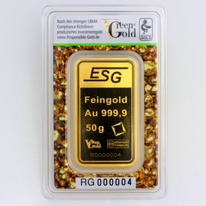 Goldbarren 50g "Auropelli" Responsible-Gold - Miniaturansicht 2