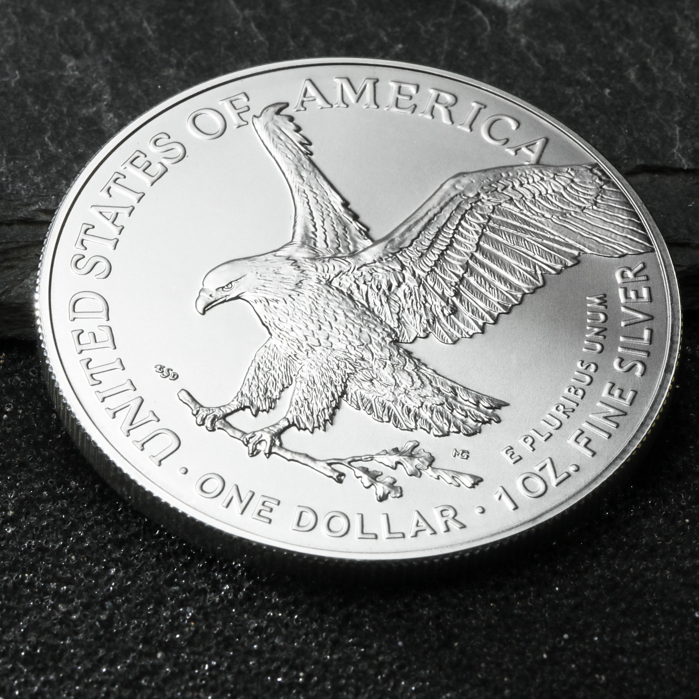 Silbermünze 1oz "American Eagle" verschiedene Jahrgänge (USA) 19% - Detailansicht 4