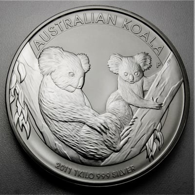 Silbermünze 1kg "Koala" 2011 (Australien) - Hauptansicht