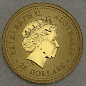 Goldmünze 1/4oz "Känguru" 2005 Australian Nugget (Australien) - Miniaturansicht 2