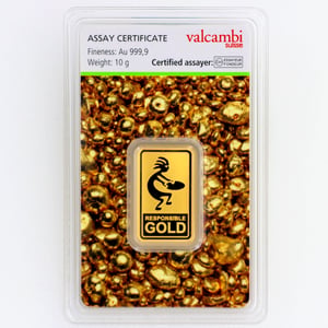 Goldbarren 10g "Auropelli" Responsible-Gold - Hauptansicht