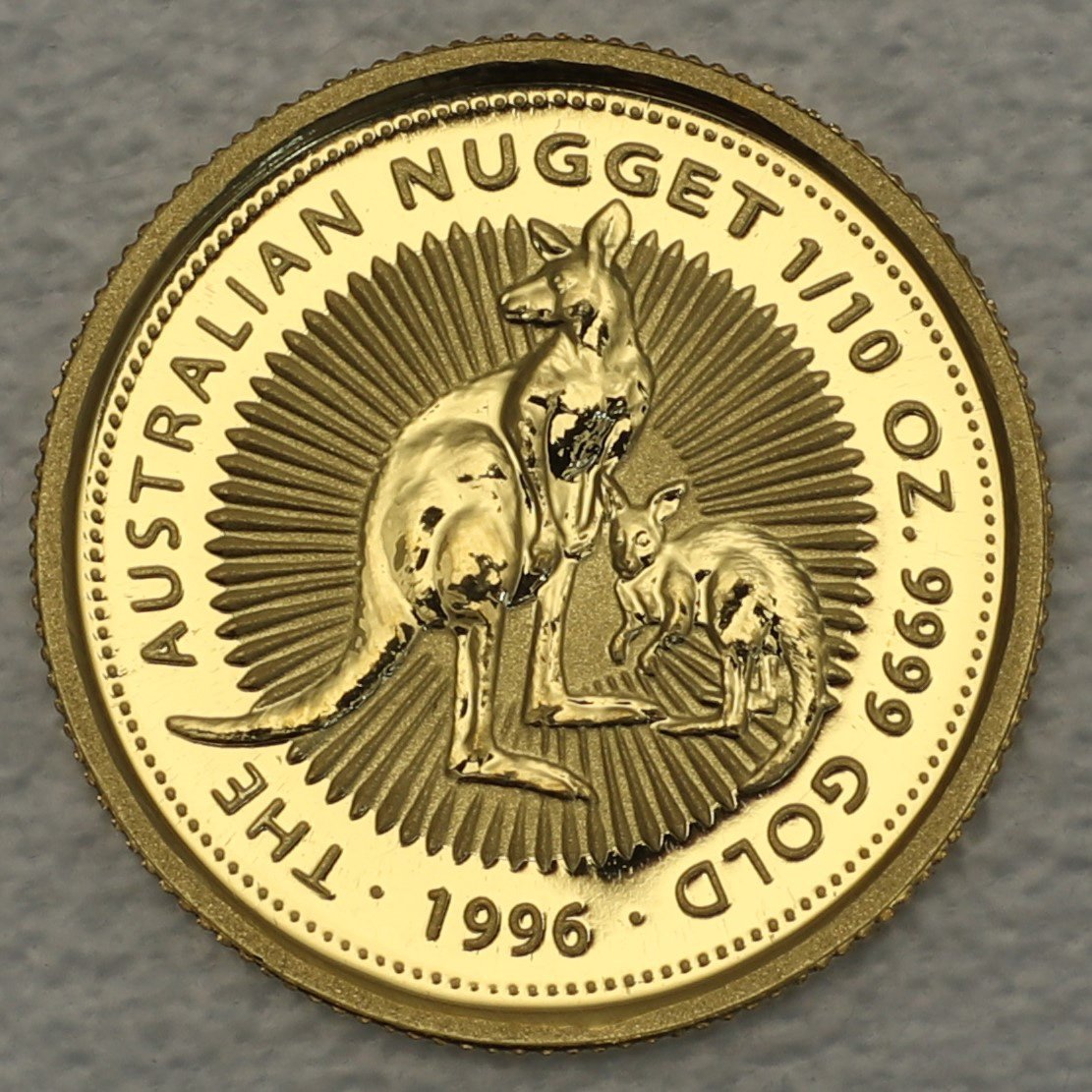 Goldmünze 1/10oz "Känguru" 1996 Australian Nugget (Australien) - Hauptansicht