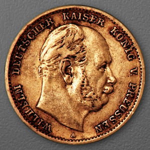Goldmünze 10 Mark "Wilhelm I." 1875-A J.245 (Preußen) - Hauptansicht