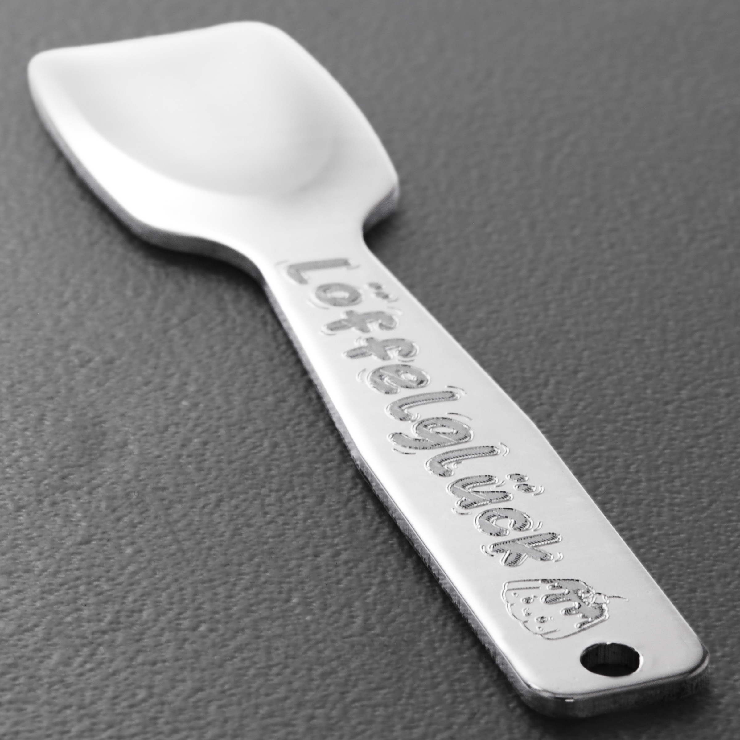 Gourmet-Löffel "Löffelglück" Sterling-Silber - Detailansicht 2