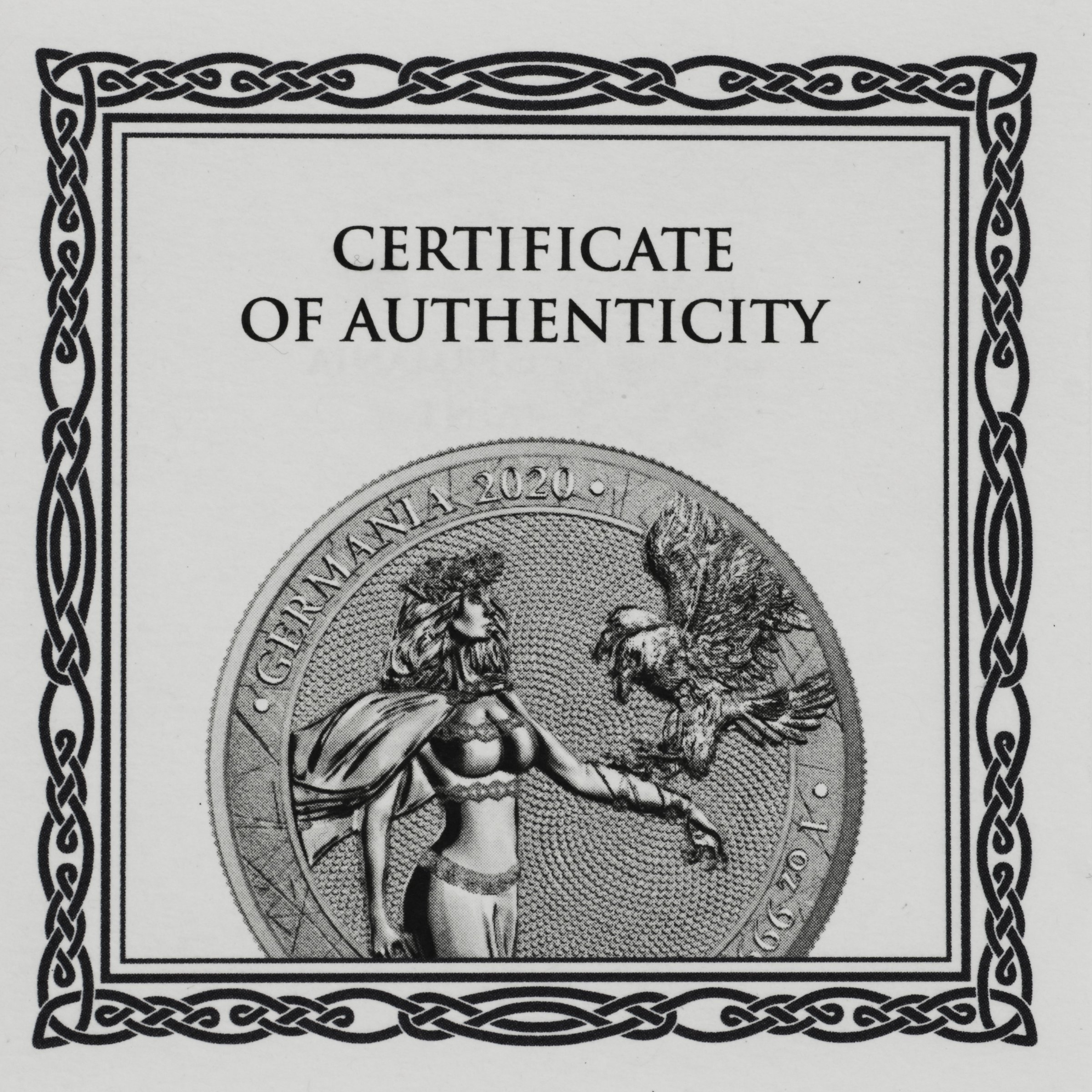 Silbermedaille 1oz "Germania" 2020 (Polen) - Detailansicht 2