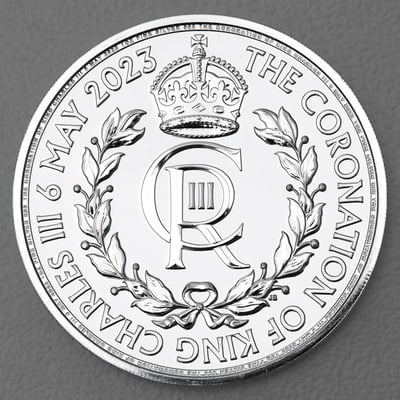 Silbermünze 1oz "Coronation Charles III." 2023 Coronation Coin 19% (Großbritannien) - Miniaturansicht 1