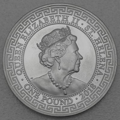 Silbermünze 1oz "British Trade Dollar" 2018 Trade Dollar (St. Helena) - Miniaturansicht 2