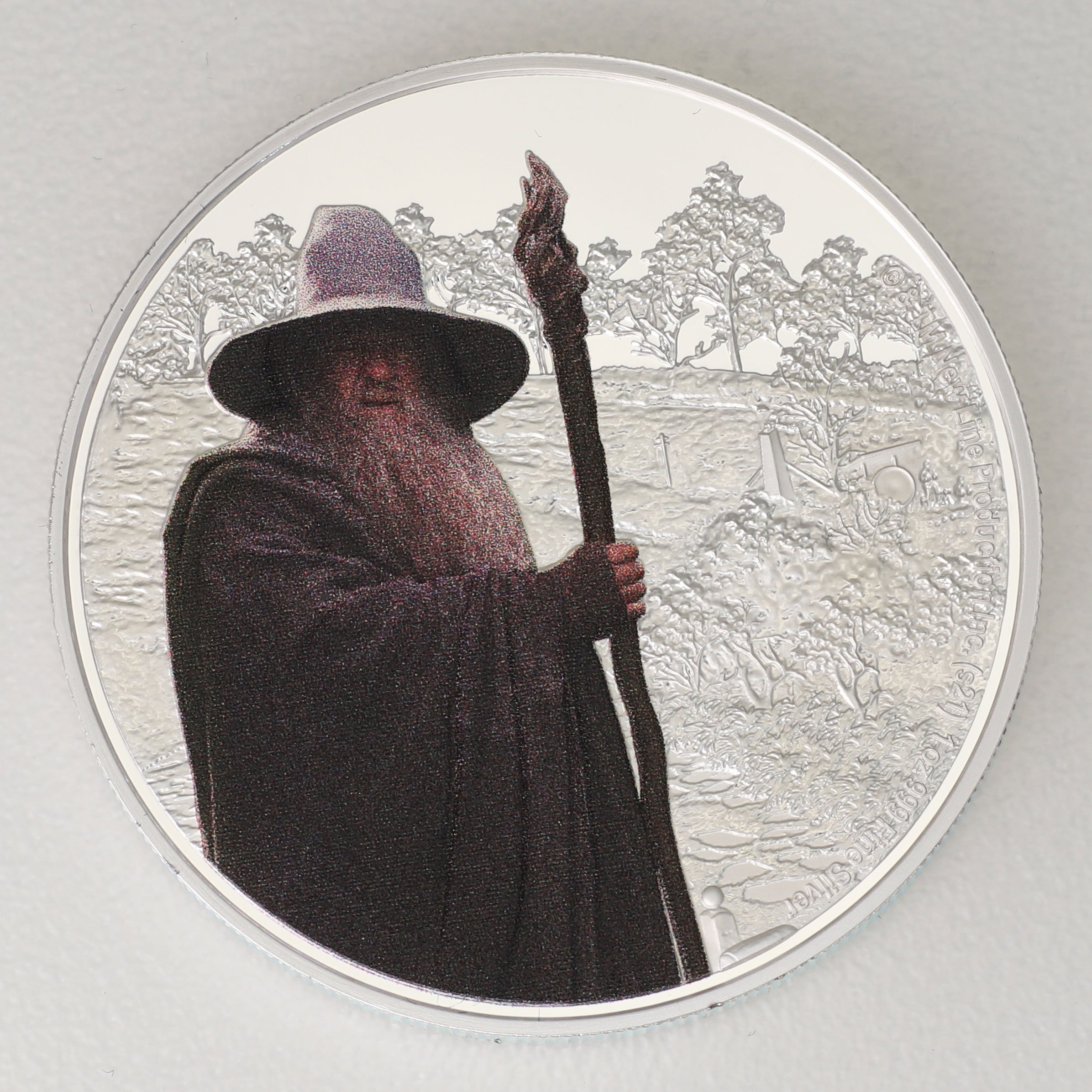 Silbermünze 1oz "Gandalf the Grey" 2021 koloriert The Lord of the Rings (Niue) - Hauptansicht