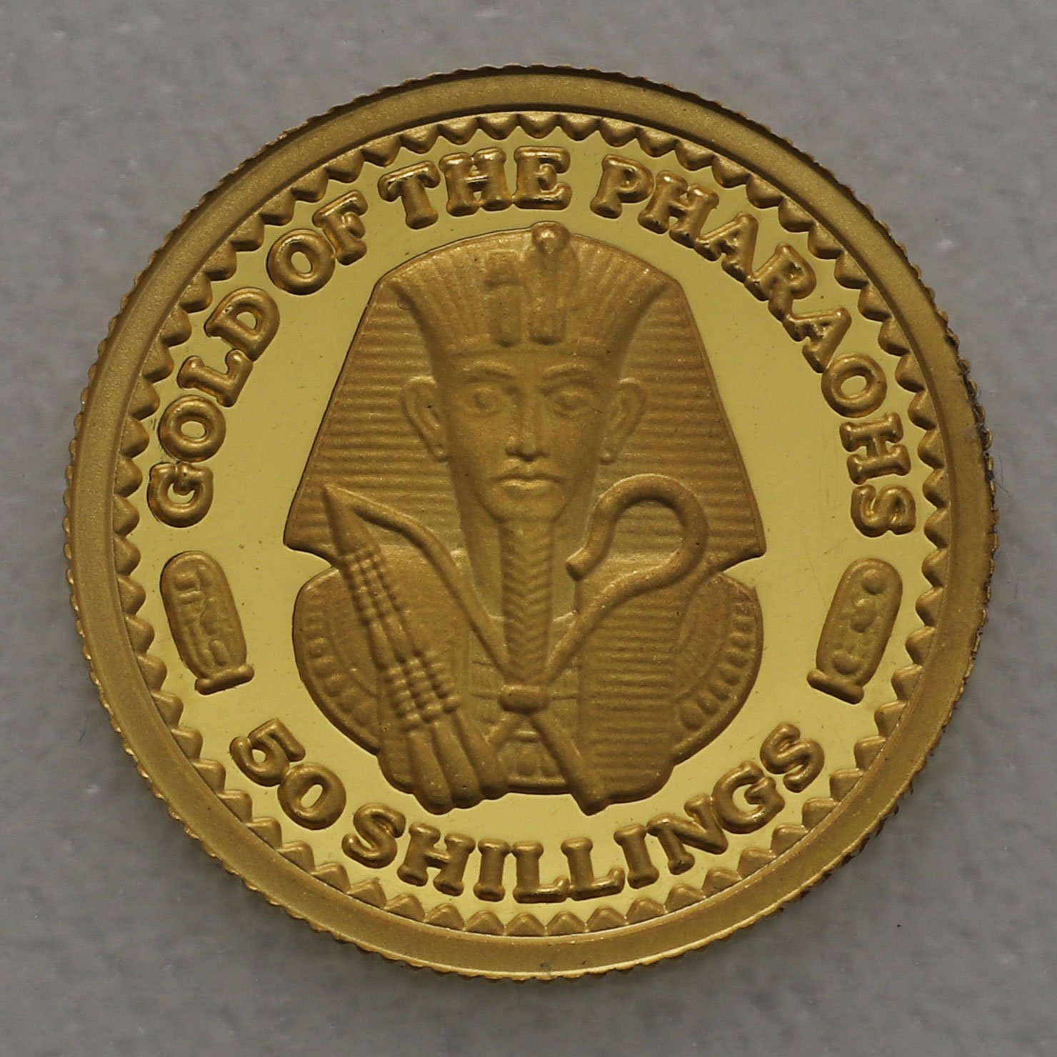 Goldmünze 1/25oz "Gold der Pharaonen" 2002 (Somalia) - Hauptansicht