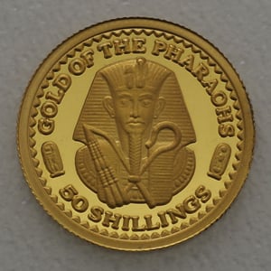 Goldmünze 1/25oz "Gold der Pharaonen" 2002 (Somalia) - Hauptansicht
