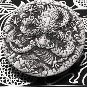 Silbermünze 2oz "Drache" 2024 (AF) Lunar III – Year of the Dragon (Australien) - Miniaturansicht 5
