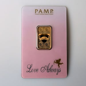 Goldbarren 10g PAMP "Love Always" - Hauptansicht