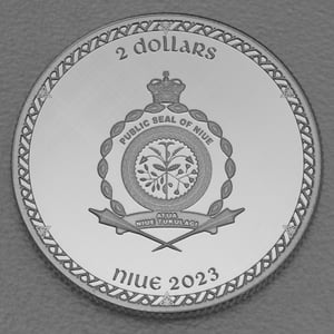 Silbermünze 1oz "Scottish Unicorn" 2023 Heraldic (Niue) - Miniaturansicht 2