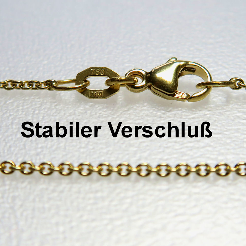 Goldkette 750er/45 cm "Anker-Form" (18 kt GG) - Detailansicht 3