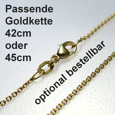 Goldanhänger "Herz aus Isargold" (Naturgold) - Miniaturansicht 4