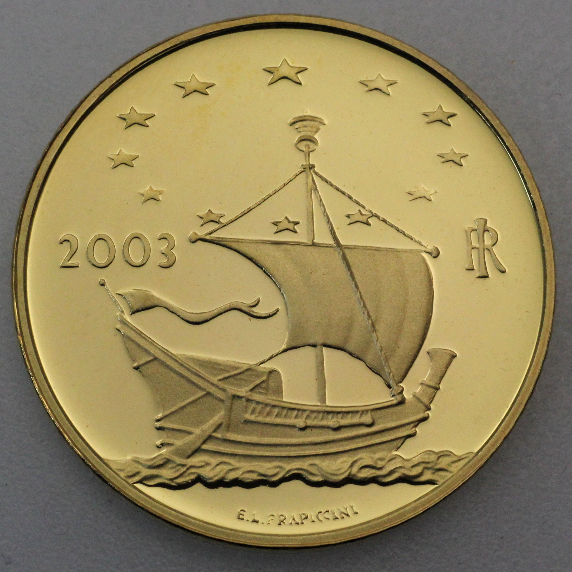 Goldmünze 20 Euro "Marini" 2003 Europa delle Arti Serie (Italien) - Detailansicht 1