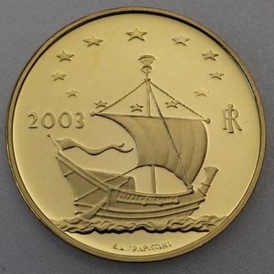 Goldmünze 20 Euro "Marini" 2003 Europa delle Arti Serie (Italien) - Miniaturansicht 2