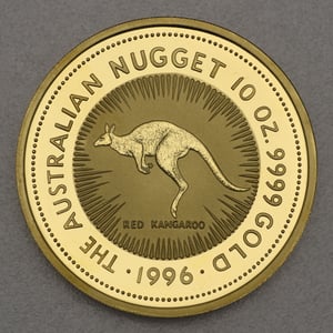 Goldmünze 10oz "Känguru" 1996 Australian Nugget (Australien) - Hauptansicht