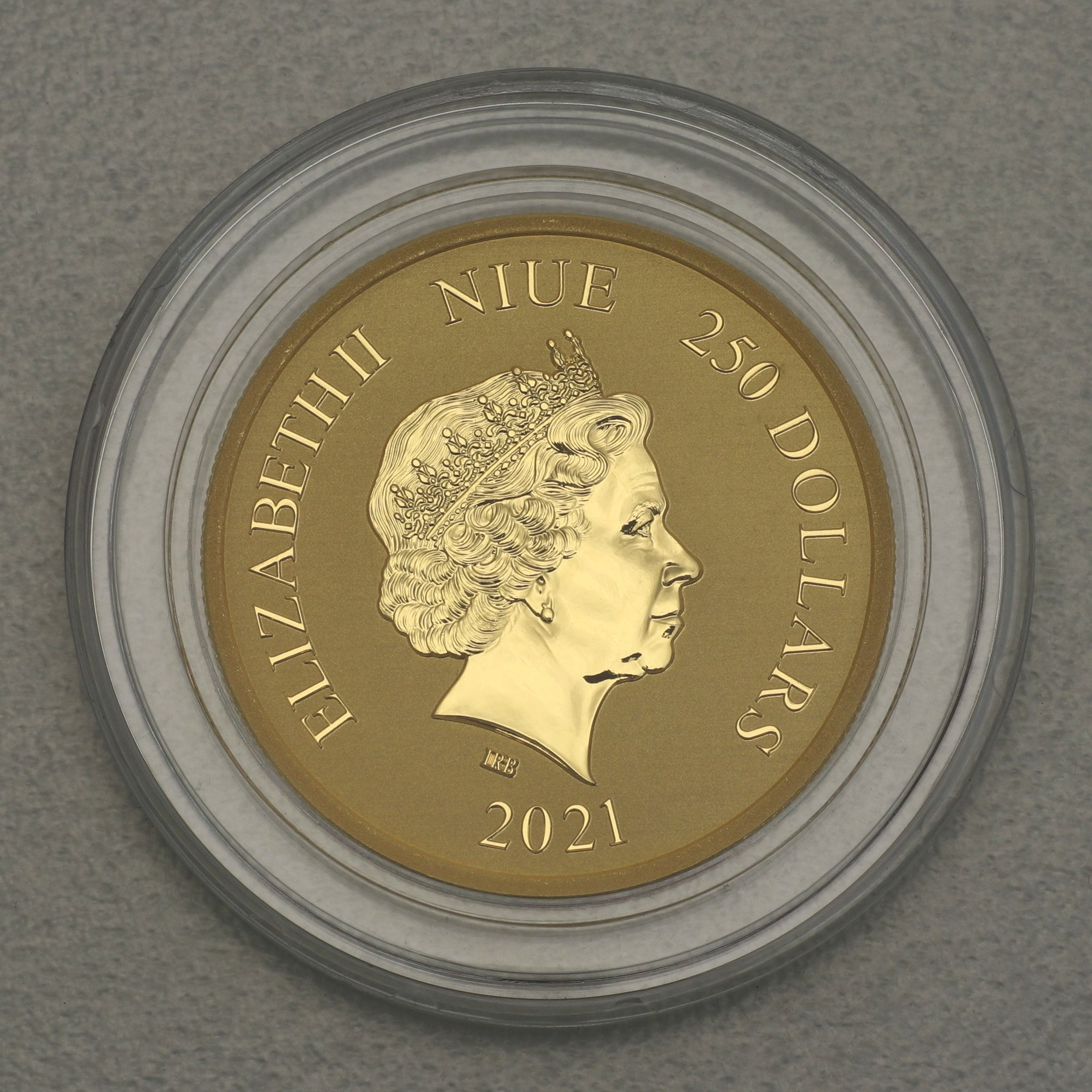 Goldmünze 1oz "Der Eine Ring" 2021 Herr der Ringe (Niue) - Detailansicht 1
