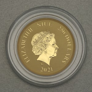Goldmünze 1oz "Der Eine Ring" 2021 Herr der Ringe (Niue) - Miniaturansicht 2
