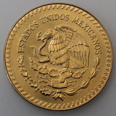 Goldmünze 250 Pesos "Reiter" 1985 Fußballweltmeisterschaft 1986 (Mexiko) - Miniaturansicht 2