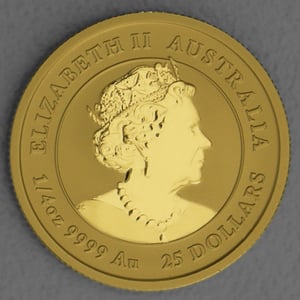 Goldmünze 1/4oz "Hase" 2023 Lunar III – Year of the Rabbit (Australien) - Miniaturansicht 2