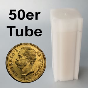 Goldmünze 50 x 20 Lire "Umberto I." Tube (Italien) - Hauptansicht