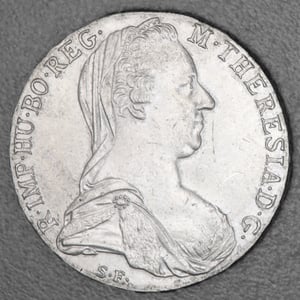 Silbermünze "1 Maria Theresien Taler" (Österreich) - Miniaturansicht 3