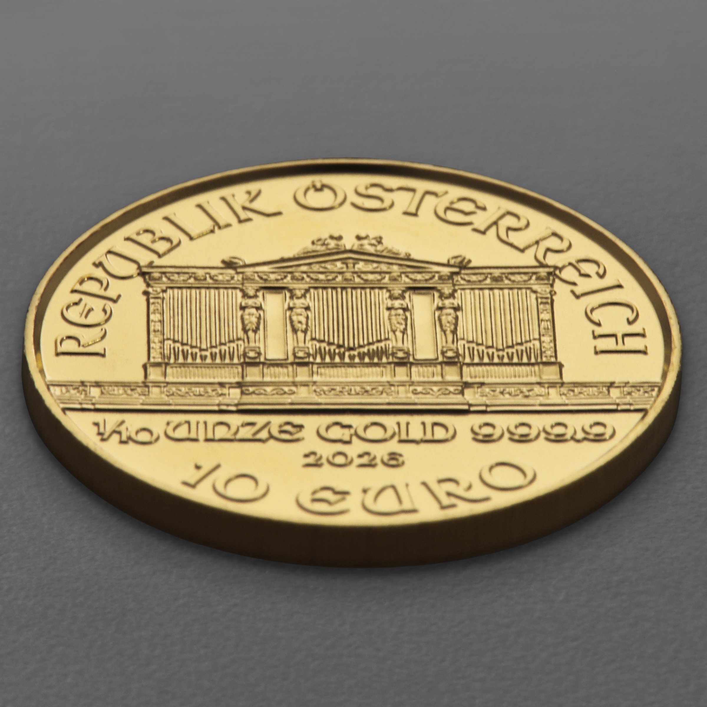 Goldmünze 1/10oz "Wiener Philharmoniker" aktueller Jahrgang (Österreich) - Detailansicht 3