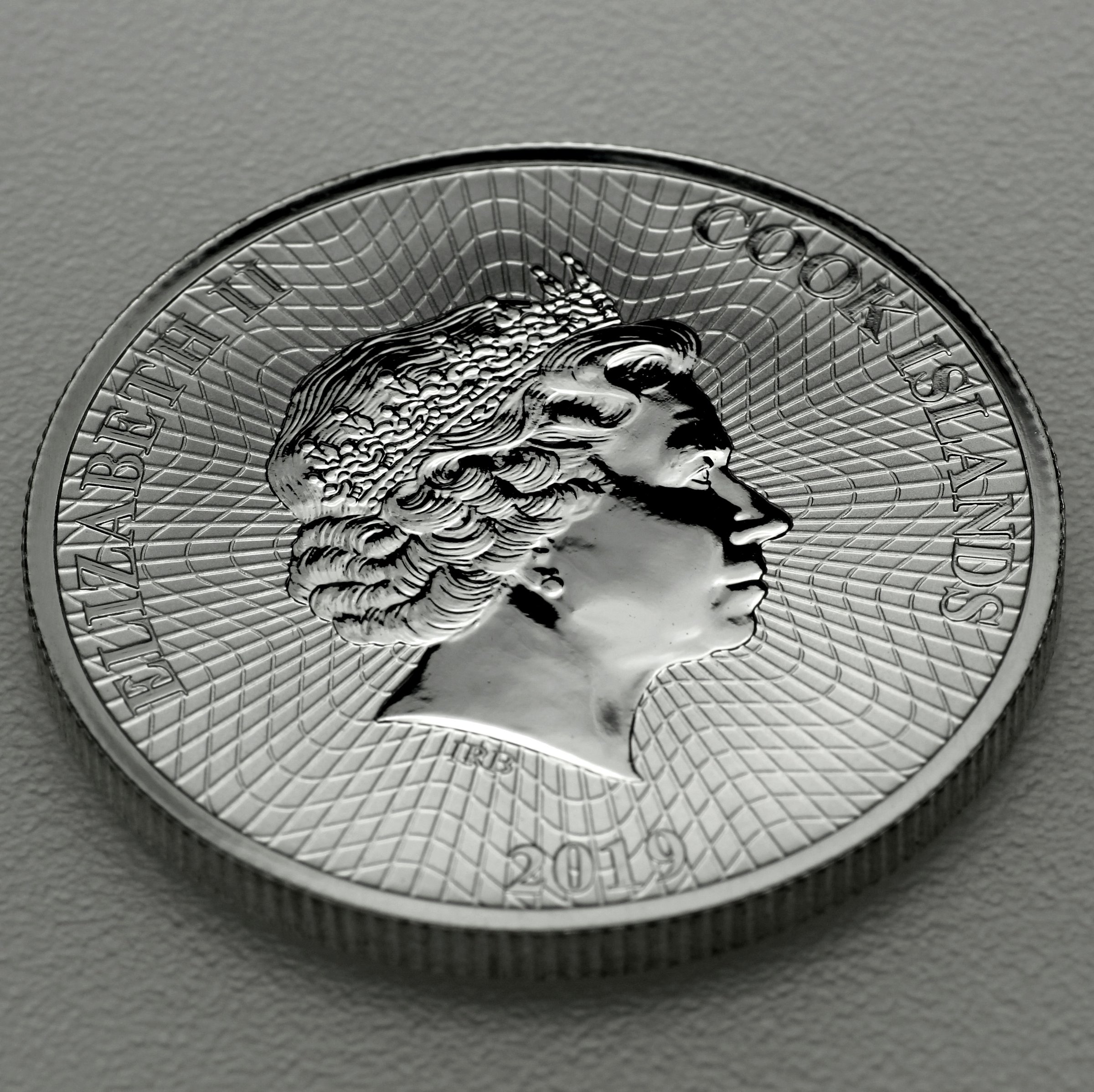 Silbermünze 1oz "Silver Star" 2019 Fehlprägung (Cook Islands) - Detailansicht 3