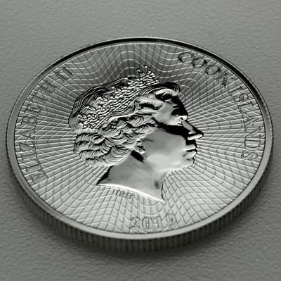 Silbermünze 1oz "Silver Star" 2019 Fehlprägung (Cook Islands) - Miniaturansicht 4