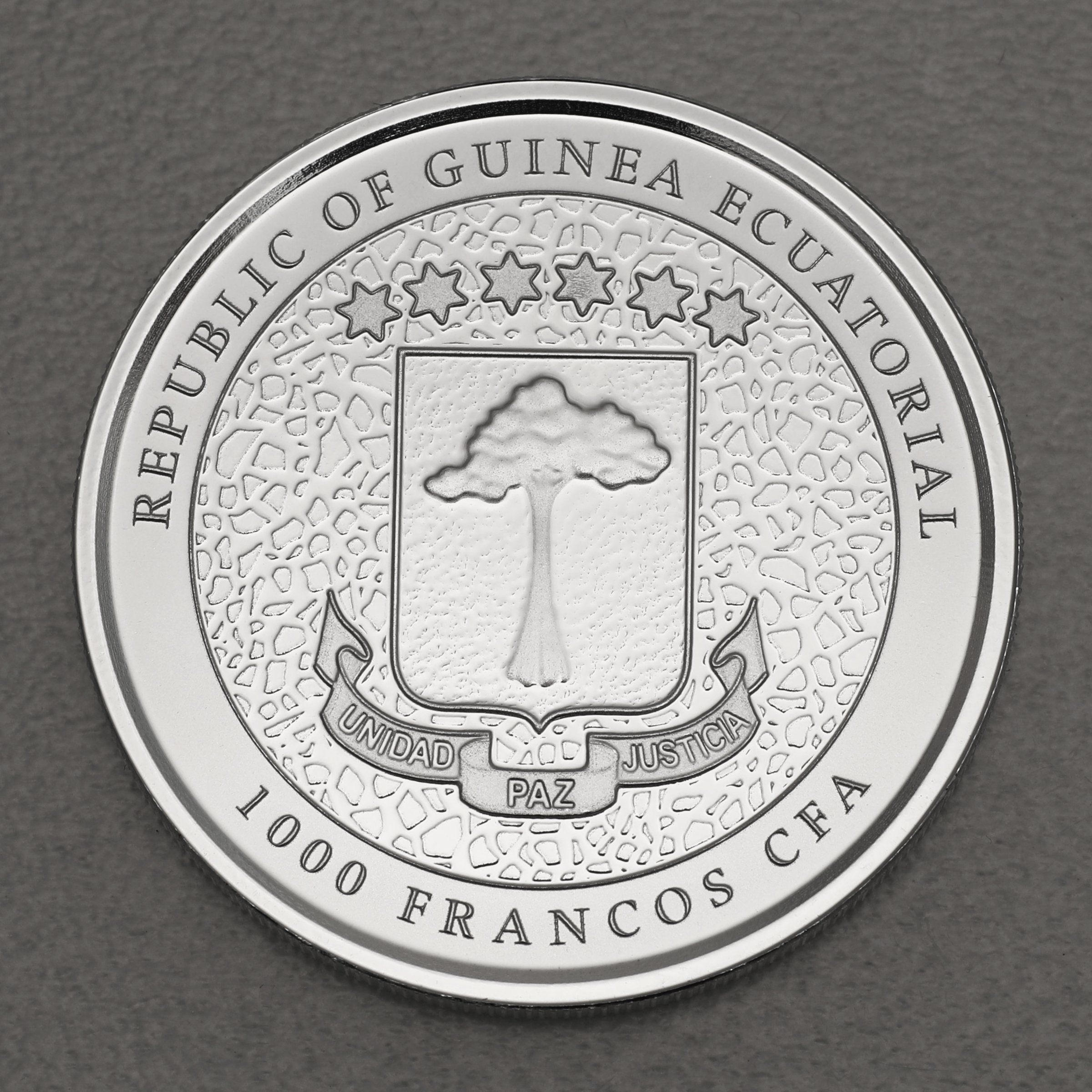 Silbermünze 1oz "Giraffe" 2021 19% (Guinea) - Detailansicht 1