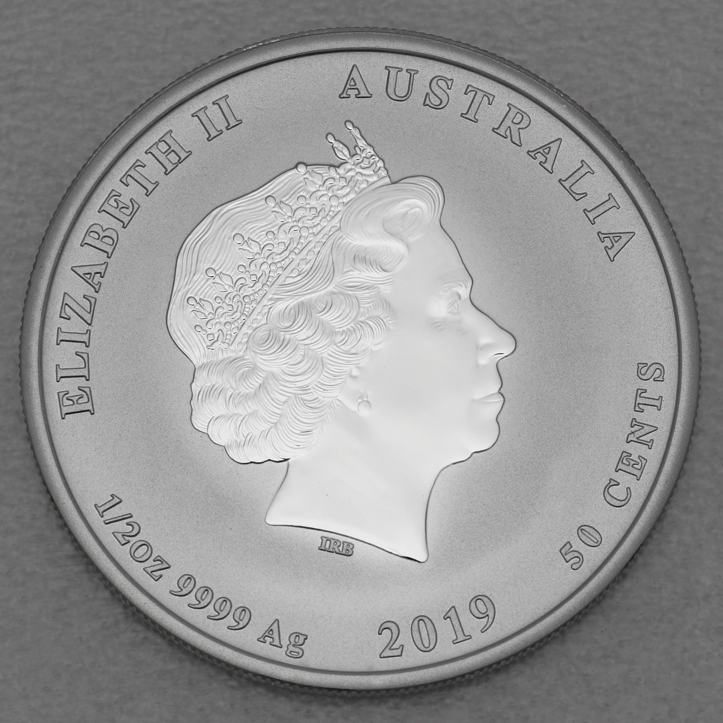 Silbermünze 1/2oz "Schwein" 2019 Lunar II – Year of the Pig (Australien) - Detailansicht 1