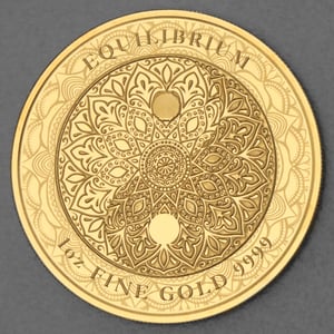 Goldmünze 1oz "Equilibrium" 2023 (PL) (Niue) - Hauptansicht