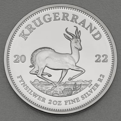 Silbermünze 2oz "Krügerrand" 2022 (PP) (Südafrika) - Miniaturansicht 1