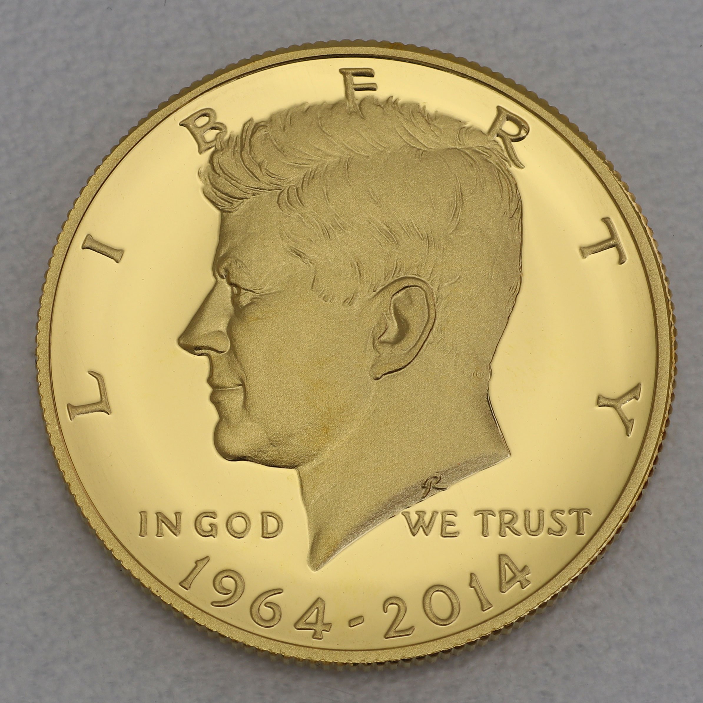 Goldmünze 1/2 US Dollar "John F. Kennedy" 2014 (USA) - Detailansicht 1