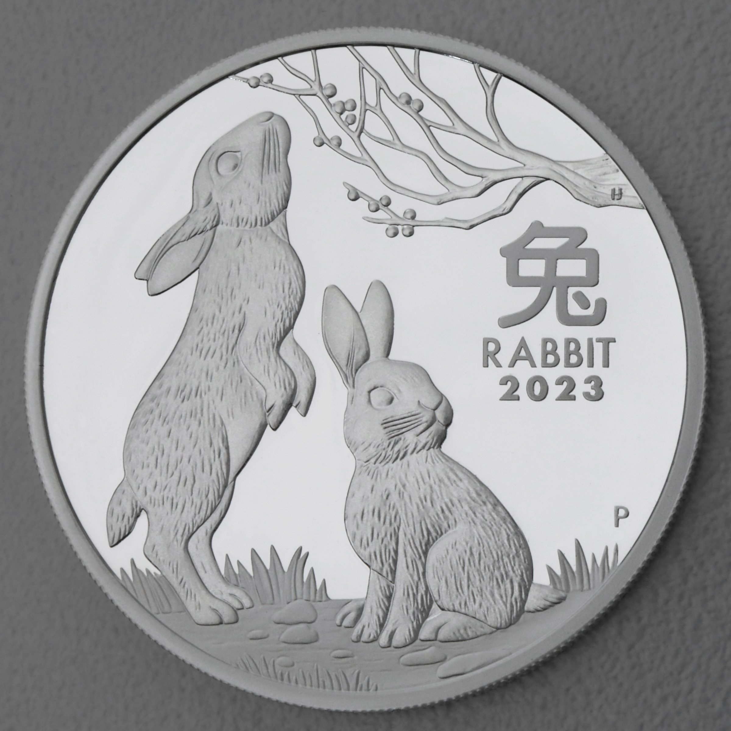 Silbermünzen 2oz + 1oz + 1/2oz "Hase" 2023 (PP) Set – 3-teilig Lunar III (Australien) - Detailansicht 5