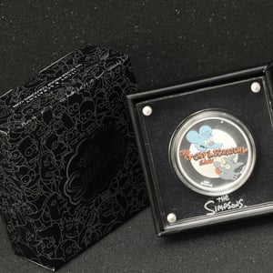 Silbermünze 1oz "The Itchy & Scratchy Show" 2021 (PP/kol.) The Simpsons (Tuvalu) - Miniaturansicht 4