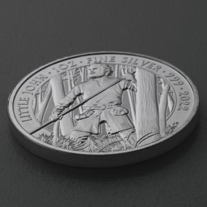 Silbermünze 1oz "Little John" 2022 Myths and Legends (Großbritannien) - Miniaturansicht 3