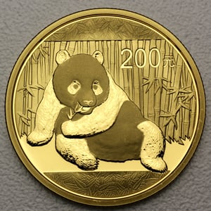 Goldmünze 1/2oz "Panda" 2015 (China) - Hauptansicht