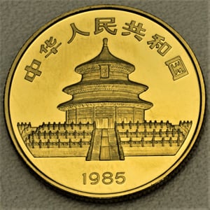 Goldmünze 1/2oz "Panda" 1985 (China) - Miniaturansicht 2
