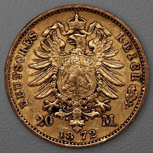 Goldmünze 20 Mark "Wilhelm I." 1872-A J.243 (Preußen) - Miniaturansicht 2