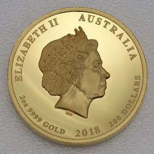 Goldmünze 2oz "Dragon+Tiger" 2018 Chinese Myths & Legends - Miniaturansicht 2
