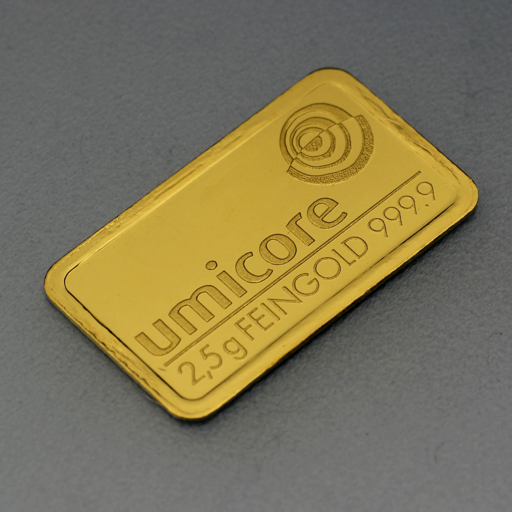 Goldbarren 2,5g UMICORE Resale - Detailansicht 1