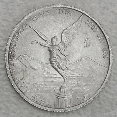Silbermünze 1/20oz "Libertad" 2007 (Mexiko) - Miniaturansicht 1