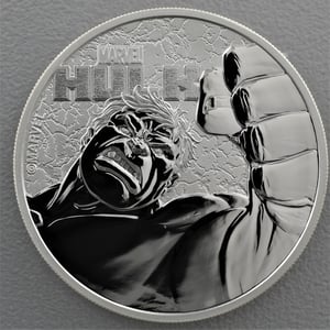 Silbermünze 1oz "Hulk" 2019 Marvel (Tuvalu) - Hauptansicht