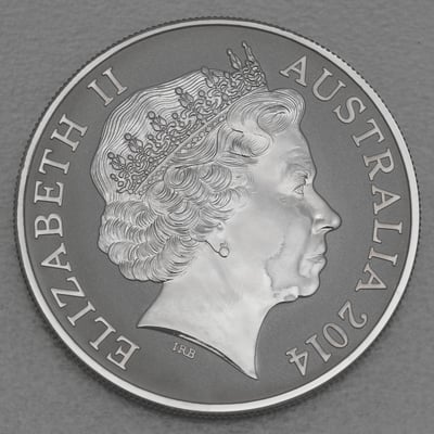 Silbermünze 1oz "Krokodil-Graham" 2014 Australian Saltwater Crocodiles (Australien) - Miniaturansicht 2