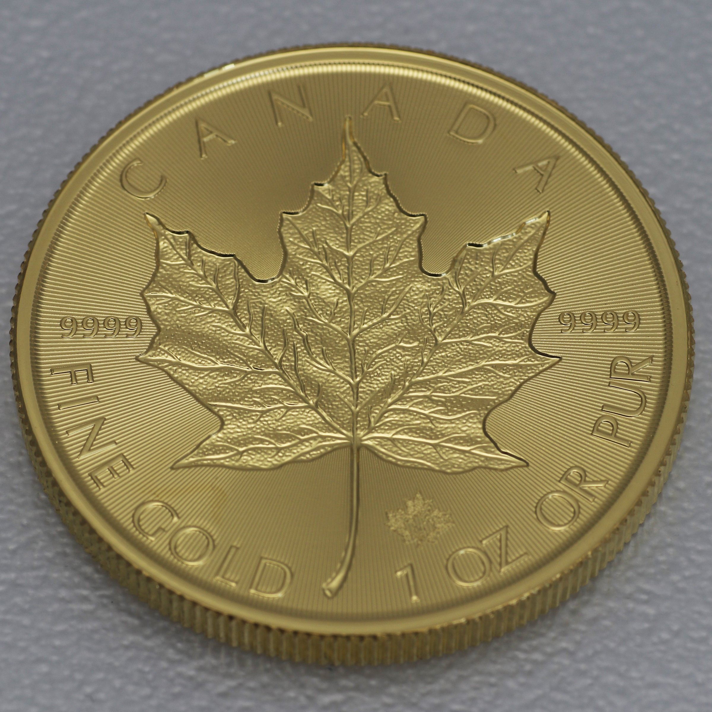 Goldmünze 1oz "Maple Leaf" (Double Incused) 2019 (Kanada) - Detailansicht 1