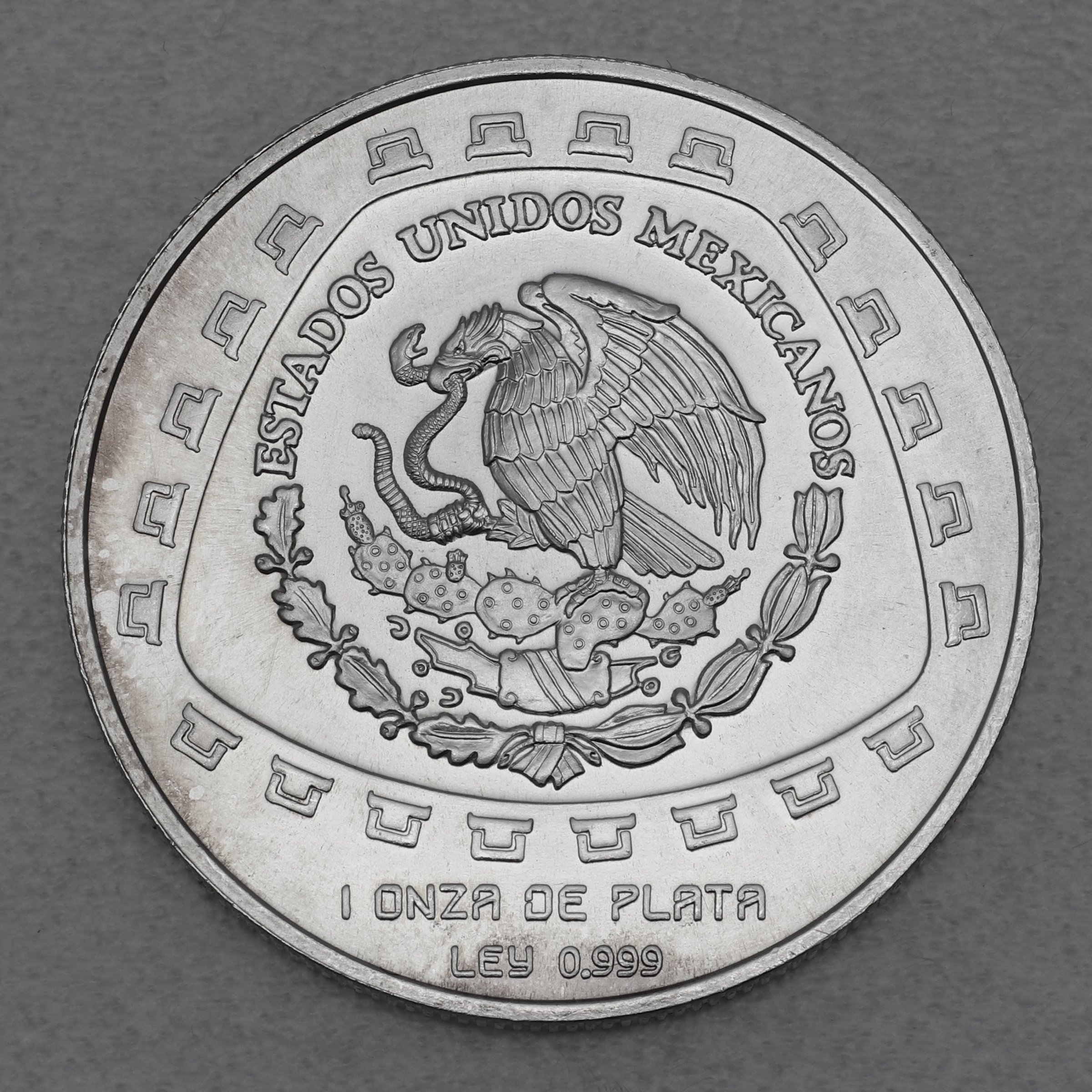 Silbermünze 1oz "Priester Skulptur" 1998 Präkolumbische Kulturen – Tolteken (Mexiko) - Detailansicht 1
