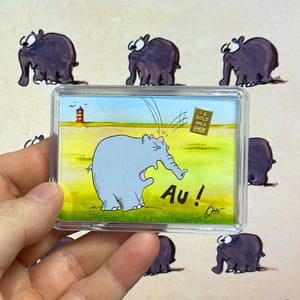 Goldbarren 1g "Ottifant - Au!" (Motivbox) - Miniaturansicht 3